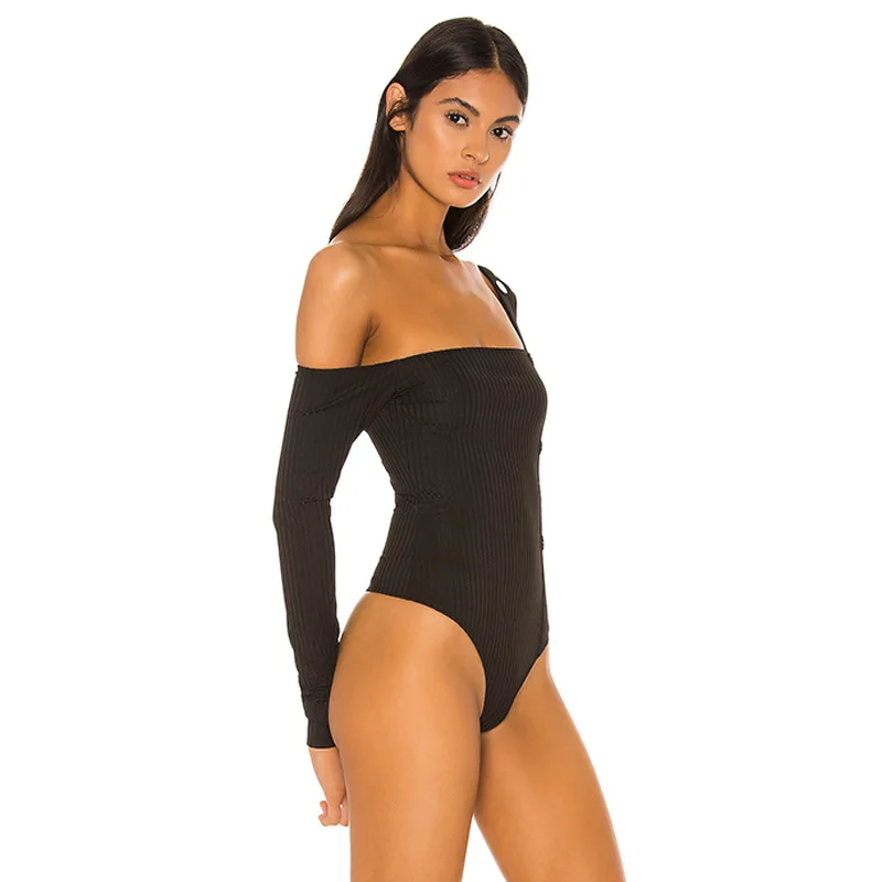 Button Rompers Bodysuit Women One Shoulder Sexy Casual Long Sleeve Jumpsuit Women Fashion Streetwear Outfits Overalls Clothes
Button Rompers Bodysuit Women One Shoulder Sexy Casual Long Sleeve Jumpsuit Women Fashion Streetwear Outfits Overalls Clothes