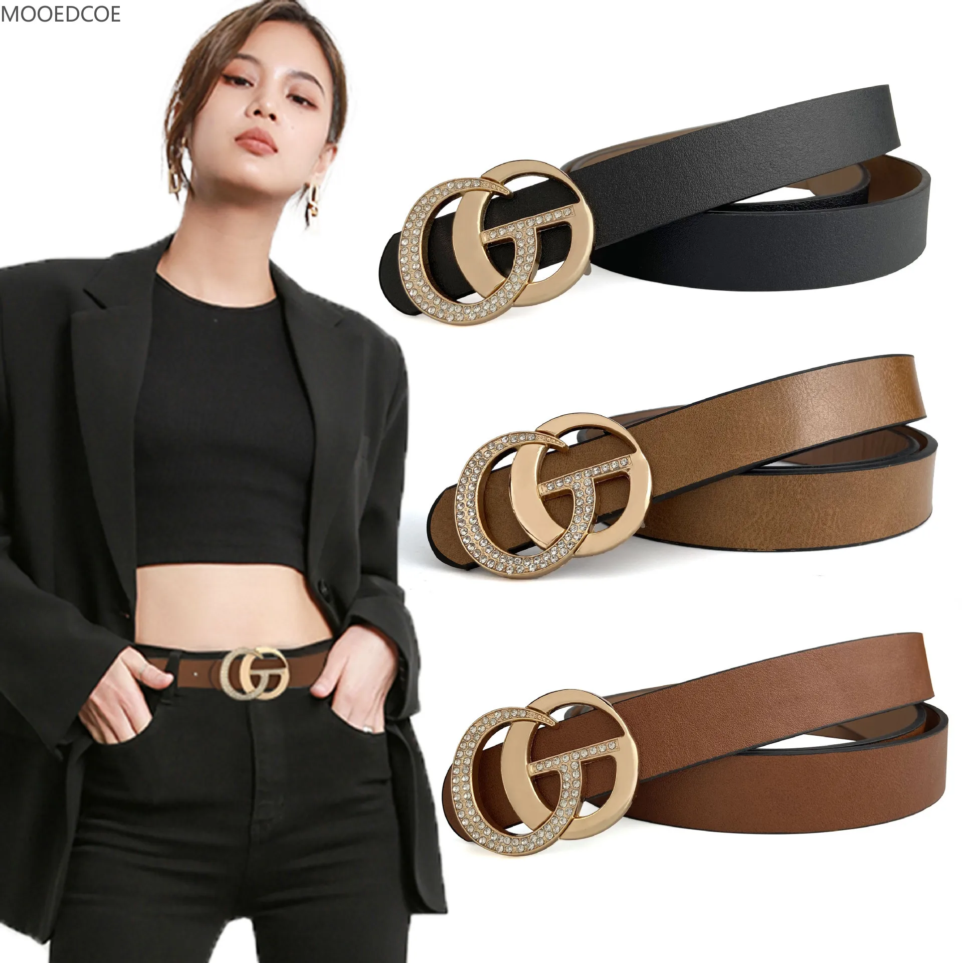 New product rhinestone PU ladies gg belt diamond all-match G buckle belt ladies multi-color simple fashion high-end luxury 2021
New product rhinestone PU ladies gg belt diamond all-match G buckle belt ladies multi-color simple fashion high-end luxury 2021