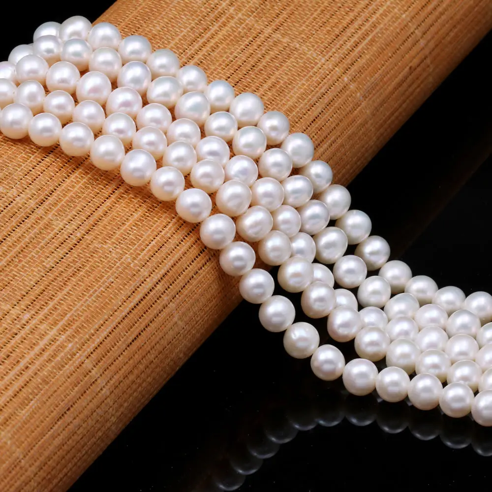 Wholesale Natural Freshwater Pearl Beading Round Shape Loose Spacer Beads For Jewelry Making DIY Bracelet Neckalce Accessories
Wholesale Natural Freshwater Pearl Beading Round Shape Loose Spacer Beads For Jewelry Making DIY Bracelet Neckalce Accessories