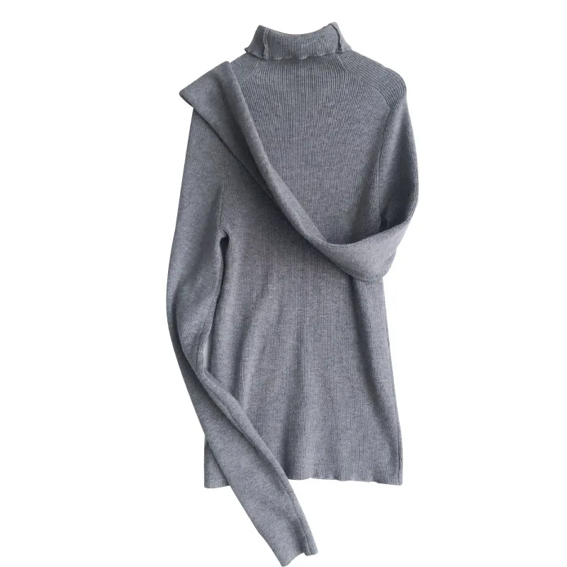High-elastic High-neck Knit Sweater Solid Color Slim Bottoming Shirt Sweater Women 2020 Autumn And Winter New Tight Top
High-elastic High-neck Knit Sweater Solid Color Slim Bottoming Shirt Sweater Women 2020 Autumn And Winter New Tight Top