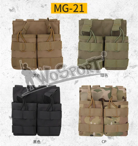 WoSporT Tactical Molle Журнал Mag Single Twosome тройная сумка для 7 62 мм | Спорт и развлечения