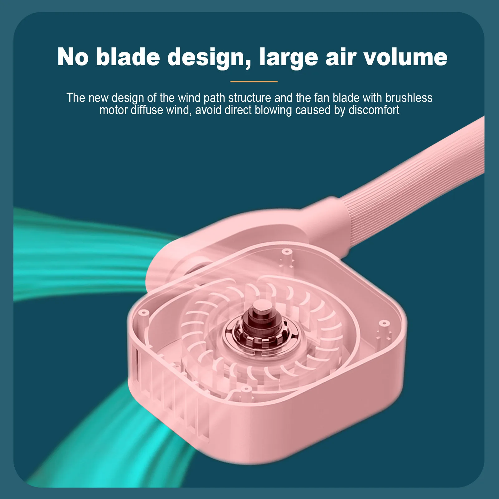 Portable Hands-free Fan Neckband Hanging Usb Rechargeable Low Noise Desk Multi-function Fan
Portable Hands-free Fan Neckband Hanging Usb Rechargeable Low Noise Desk Multi-function Fan