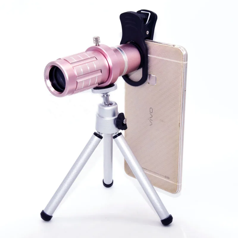 Pink Monocular Binoculars 12x Zoom Monocular Telescope Outdoor Sports Mobile Support Telescope with Vision Watching Travelling
Pink Monocular Binoculars 12x Zoom Monocular Telescope Outdoor Sports Mobile Support Telescope with Vision Watching Travelling