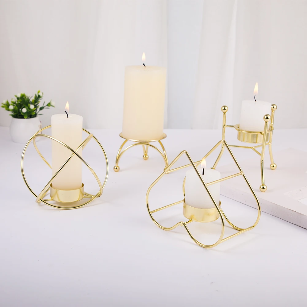 3D Geometric Wedding Geometric Candlestick Candle Tea Light Holder Gold for Home Decoration Accessories Supplies Candles Holders
3D Geometric Wedding Geometric Candlestick Candle Tea Light Holder Gold for Home Decoration Accessories Supplies Candles Holders
