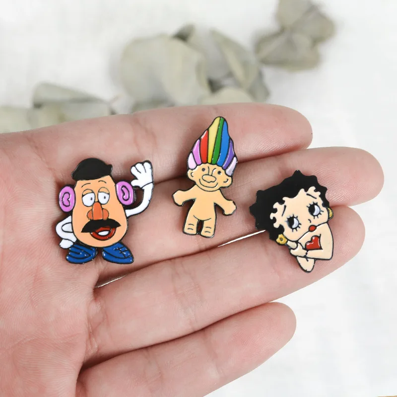 Betty Enamel Pins Badges Brooches Cartoon Children Jewelry Comics Cute Super Star Lapel pin Denim Shirt Collar
Betty Enamel Pins Badges Brooches Cartoon Children Jewelry Comics Cute Super Star Lapel pin Denim Shirt Collar