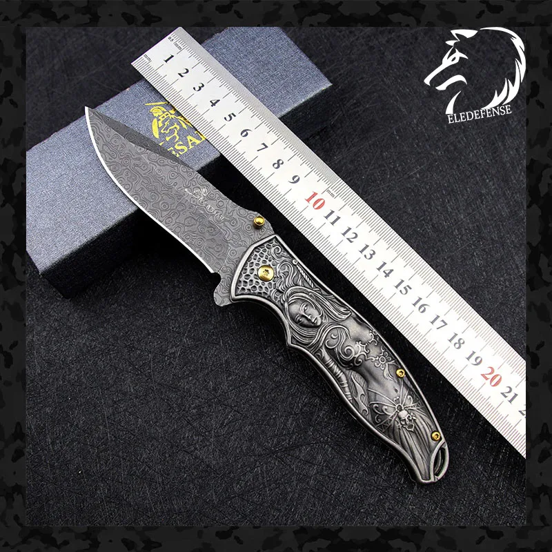 Новое поступление миниатюрные складные ножи God Female Warrior нож CS Go охотничье оружие