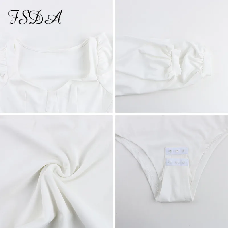 FSDA V Neck Long Puff Sleeve Black Bodysuit Women Autumn Winter 2021 Sexy Body Top Casual White Elegant Bodysuits Female
FSDA V Neck Long Puff Sleeve Black Bodysuit Women Autumn Winter 2021 Sexy Body Top Casual White Elegant Bodysuits Female