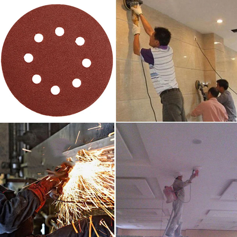 250Pcs 5-Inch 8-hole Round Abrasive Paper Emery Paper Sandpaper for Polishing 50Pieces for 60 80 100 120 240 Respectively (Dark
250Pcs 5-Inch 8-hole Round Abrasive Paper Emery Paper Sandpaper for Polishing 50Pieces for 60 80 100 120 240 Respectively (Dark