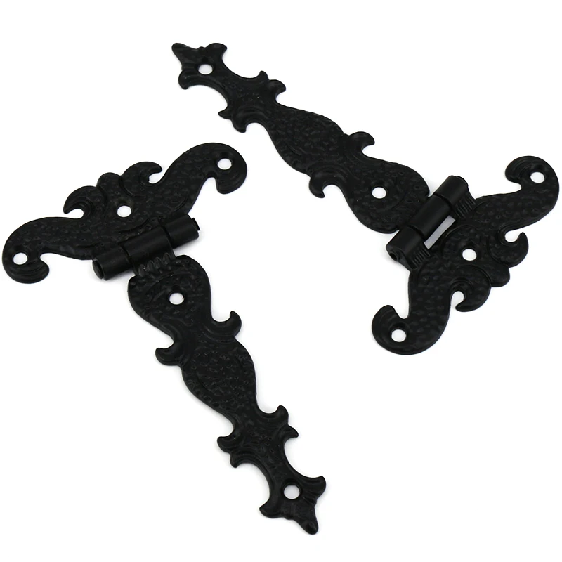 2 Pieces Heavy Duty Gate Hinges for Wooden and Metal Fences, Doors, Cabinets Barn Shed Door Hinges Retro Black Hardware Kit
2 Pieces Heavy Duty Gate Hinges for Wooden and Metal Fences, Doors, Cabinets Barn Shed Door Hinges Retro Black Hardware Kit
