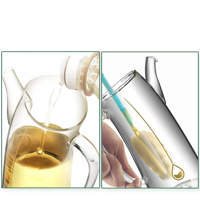 750ML Leak-Proof Glass Oil Can Sauce Bottle Transparent Glass Storage Bottle Vinegar Bottle Soy Seasoning Bot
750ML Leak-Proof Glass Oil Can Sauce Bottle Transparent Glass Storage Bottle Vinegar Bottle Soy Seasoning Bot