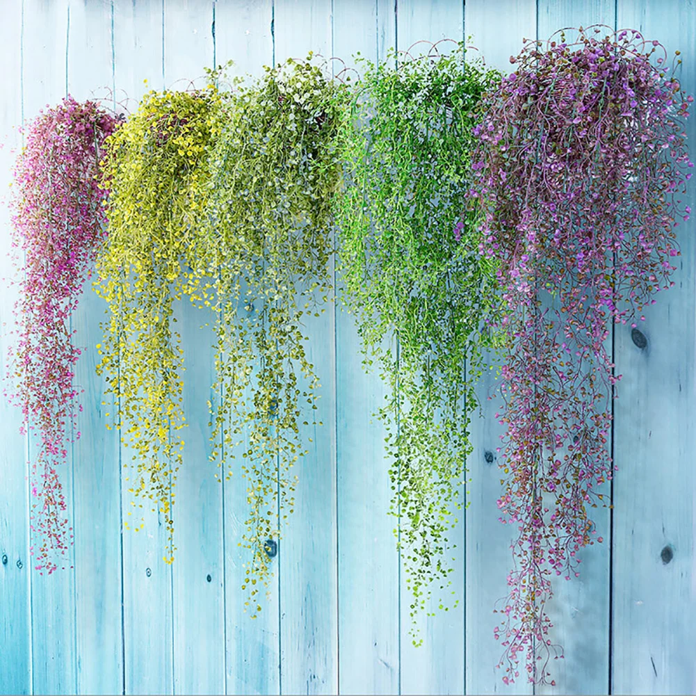 Artificial Plant Vines Wall Hanging Rattan Leaves Branches Outdoor Garden Home Decoration Fake Leaf Green Plant Golden Bell
Artificial Plant Vines Wall Hanging Rattan Leaves Branches Outdoor Garden Home Decoration Fake Leaf Green Plant Golden Bell