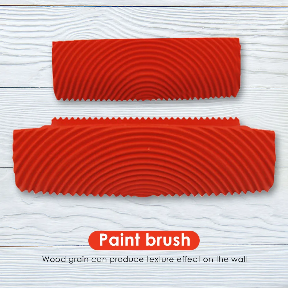 2pcs Rubber Imitation Wood Grain Paint Texture Roller Brush Practical Multi-functional Durable Wall Painting Sets
2pcs Rubber Imitation Wood Grain Paint Texture Roller Brush Practical Multi-functional Durable Wall Painting Sets