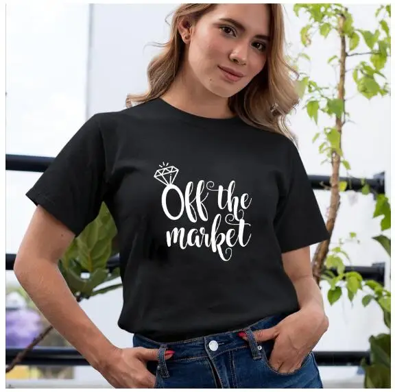 Sugarbaby Off The Market хлопковая футболка забавные женские футболки с графическим