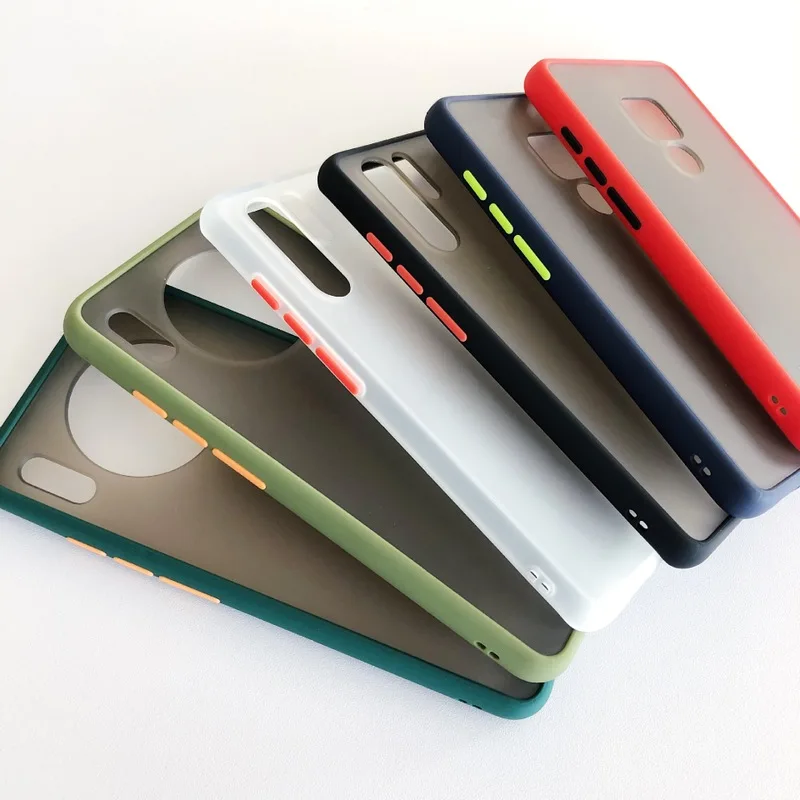 Чехол для телефона Huawei P20 P30 Mate 20 30 Pro Роскошный Матовый Мягкий чехол карамельных