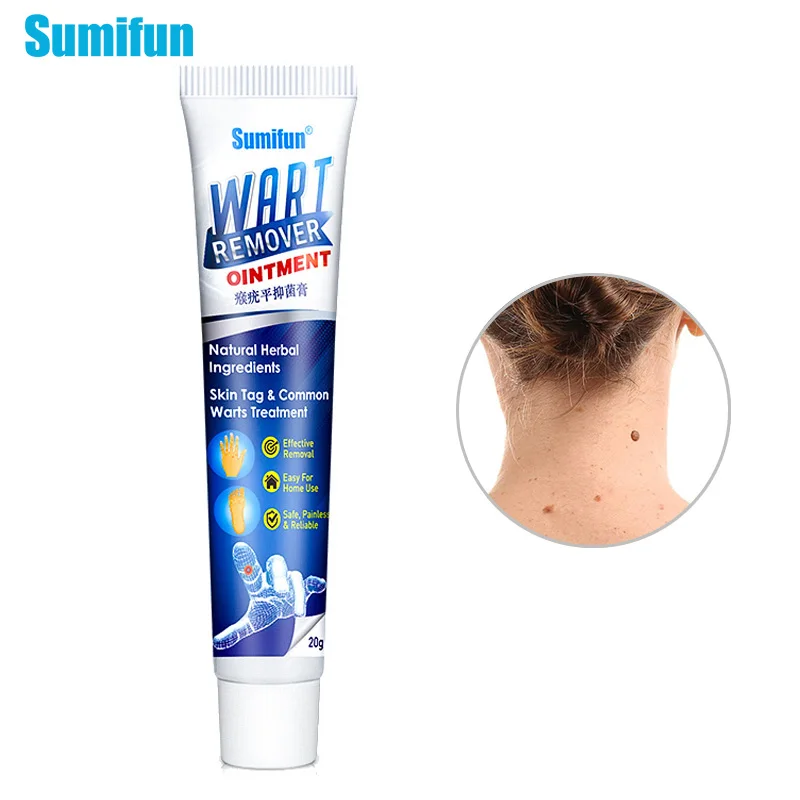 Sumifun 20g Wart Removal Body Warts Treatment Cream Skin Tag Remover Plantar Warts Ointment Chinese Herbal Medicine Plaster
Sumifun 20g Wart Removal Body Warts Treatment Cream Skin Tag Remover Plantar Warts Ointment Chinese Herbal Medicine Plaster