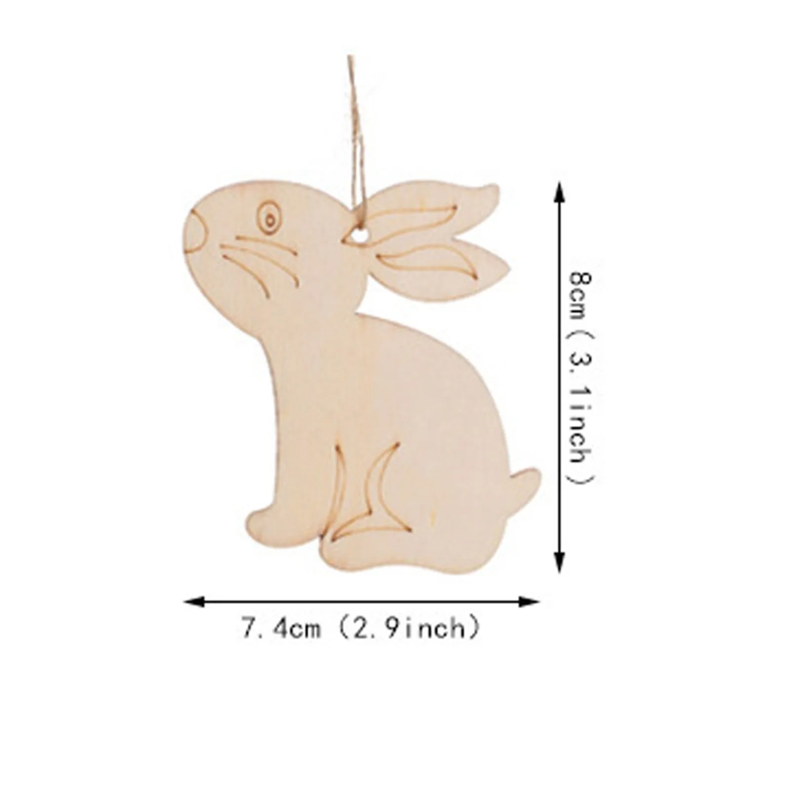Happy Easter Rabbit Wooden Decoration DIY Hanging Ornaments Wood Easter Ornaments Easter Bunny Chick Bird Painted Party #4
Happy Easter Rabbit Wooden Decoration DIY Hanging Ornaments Wood Easter Ornaments Easter Bunny Chick Bird Painted Party #4