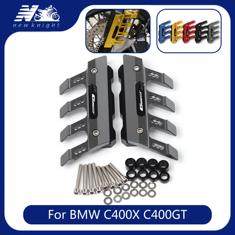 With Logo For BMW C400GT C400X c400 x gt Motorcycle Accessories CNC Aluminum Front Mudguard Anti-Drop Slider Protector Cover
With Logo For BMW C400GT C400X c400 x gt Motorcycle Accessories CNC Aluminum Front Mudguard Anti-Drop Slider Protector Cover