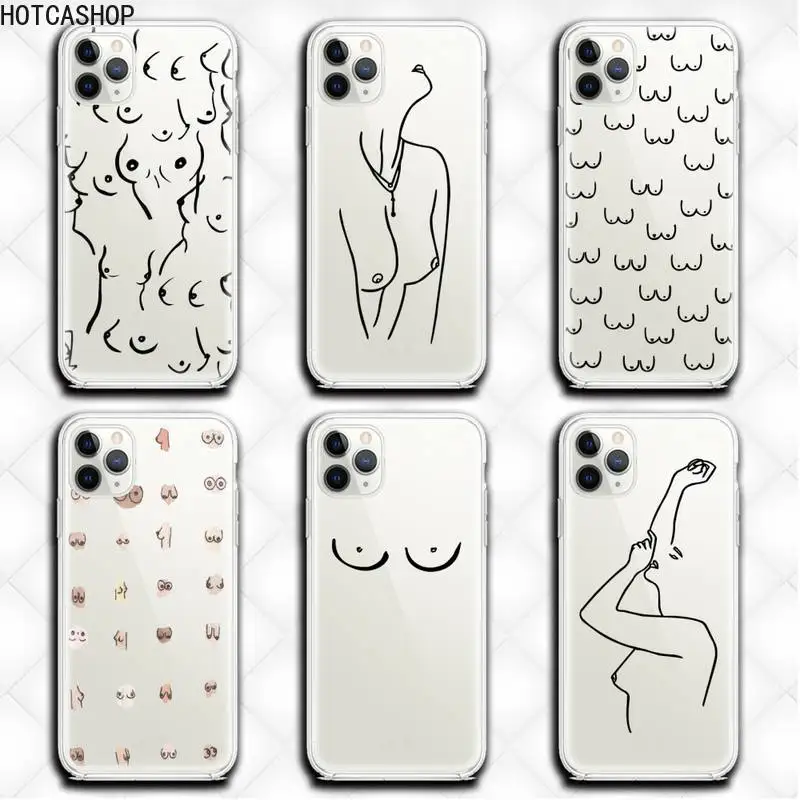 Boobs Art Print Harajuku Phone Case clear for iphone 12 pro max mini 11 pro XS MAX 8 7 6 6S Plus X 5S SE 2020 XR cover
Boobs Art Print Harajuku Phone Case clear for iphone 12 pro max mini 11 pro XS MAX 8 7 6 6S Plus X 5S SE 2020 XR cover