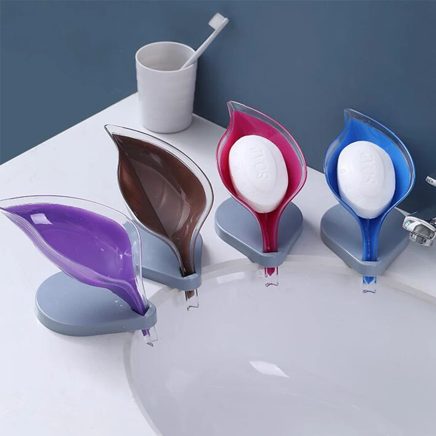 Leaf Shape Soap Storage Box Waterproof Bathroom Soap Holder Plastic Kitchen Sink Storage Rack Durable Soap Dish Home Accessories 
Leaf Shape Soap Storage Box Waterproof Bathroom Soap Holder Plastic Kitchen Sink Storage Rack Durable Soap Dish Home Accessories