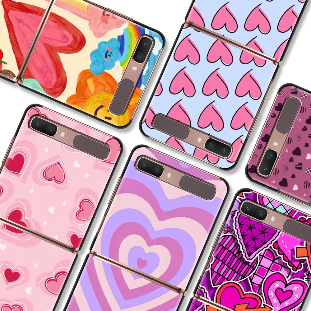 Love Heart Phone Case for Samsung Galaxy Z Flip 5G Cell Phone Bag ZFlip 6.7" PC Segmented Protect Cover Bag
Love Heart Phone Case for Samsung Galaxy Z Flip 5G Cell Phone Bag ZFlip 6.7" PC Segmented Protect Cover Bag