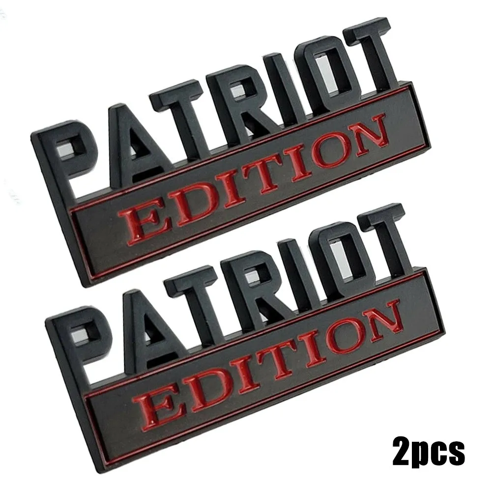 2pc PATRIOT EDITION Black Emblem Badges For Chevy Honda Toyota Ford Car Truck Universal 8x3cm Car Sticker Decorate Car
2pc PATRIOT EDITION Black Emblem Badges For Chevy Honda Toyota Ford Car Truck Universal 8x3cm Car Sticker Decorate Car