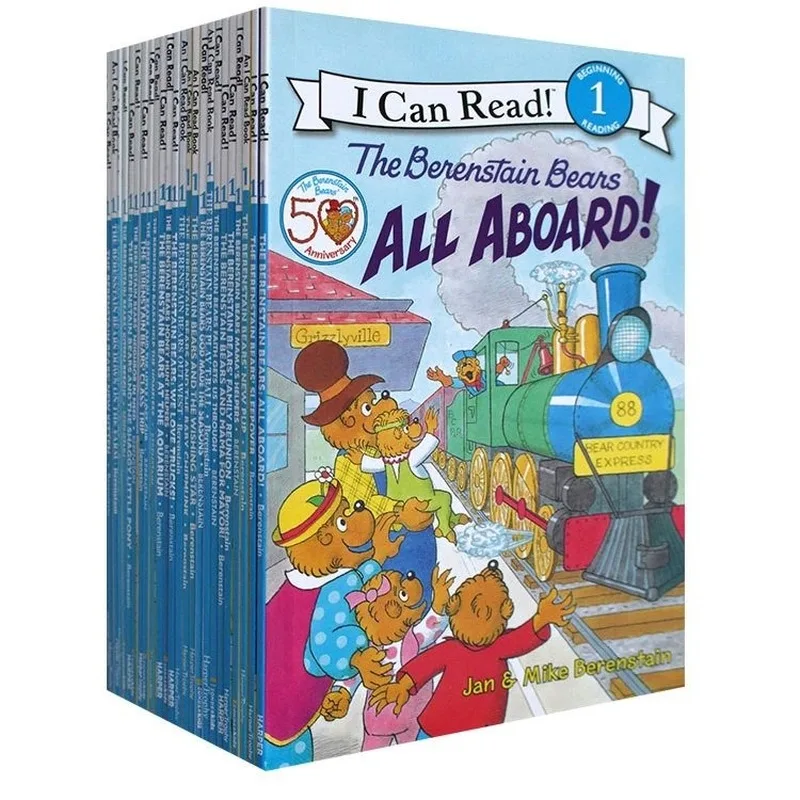25 Books/set I Can Read Phonics Books My Very First Berenstain Bears English Picture Story Book for Children Kids Reading Book
25 Books/set I Can Read Phonics Books My Very First Berenstain Bears English Picture Story Book for Children Kids Reading Book