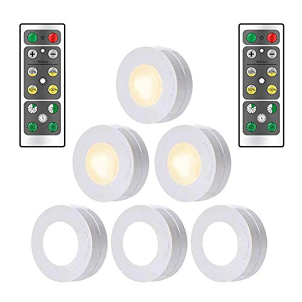1/3/6Pcs Night Light Wireless LED Puck Light Closet Lights Battery Powered with Remote Controller Kitchen Under Cabinet Lighting
1/3/6Pcs Night Light Wireless LED Puck Light Closet Lights Battery Powered with Remote Controller Kitchen Under Cabinet Lighting