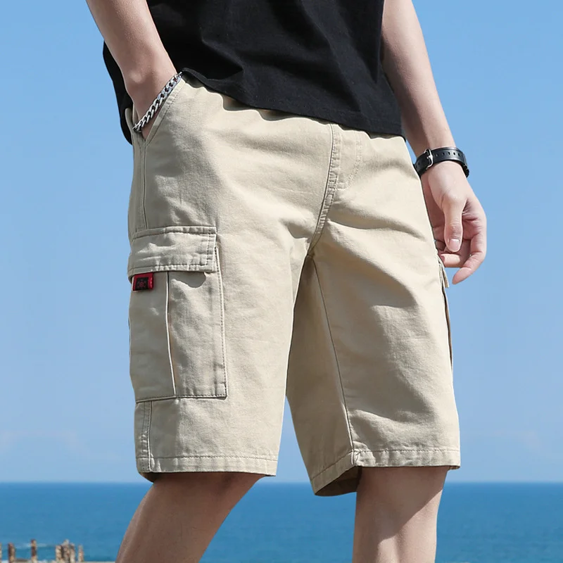 Korean Fashion Shorts for Men Summer Cotton Khaki Casual Shorts Bermudas Drawstring Short Trousers Multi-pockeys Outwear Clothes
Korean Fashion Shorts for Men Summer Cotton Khaki Casual Shorts Bermudas Drawstring Short Trousers Multi-pockeys Outwear Clothes