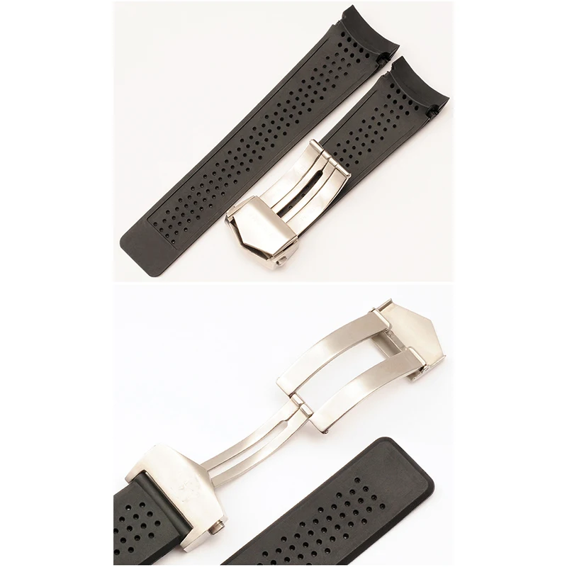 22 24MM Watch Accessories Band FOR -TAG- Heuer- Watch Strap Soft Silicone Waterproof Rubber Bracelet Watch Strap Replace Belt
22 24MM Watch Accessories Band FOR -TAG- Heuer- Watch Strap Soft Silicone Waterproof Rubber Bracelet Watch Strap Replace Belt