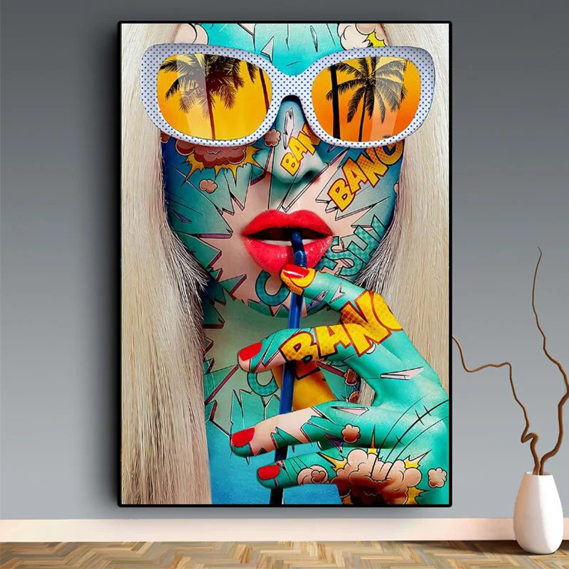 Street Graffiti Art Girls Canvas Art Posters and Prints Abstract Colorful Woman Art Canvas Paintings on The Wall Pictures Decor
Street Graffiti Art Girls Canvas Art Posters and Prints Abstract Colorful Woman Art Canvas Paintings on The Wall Pictures Decor