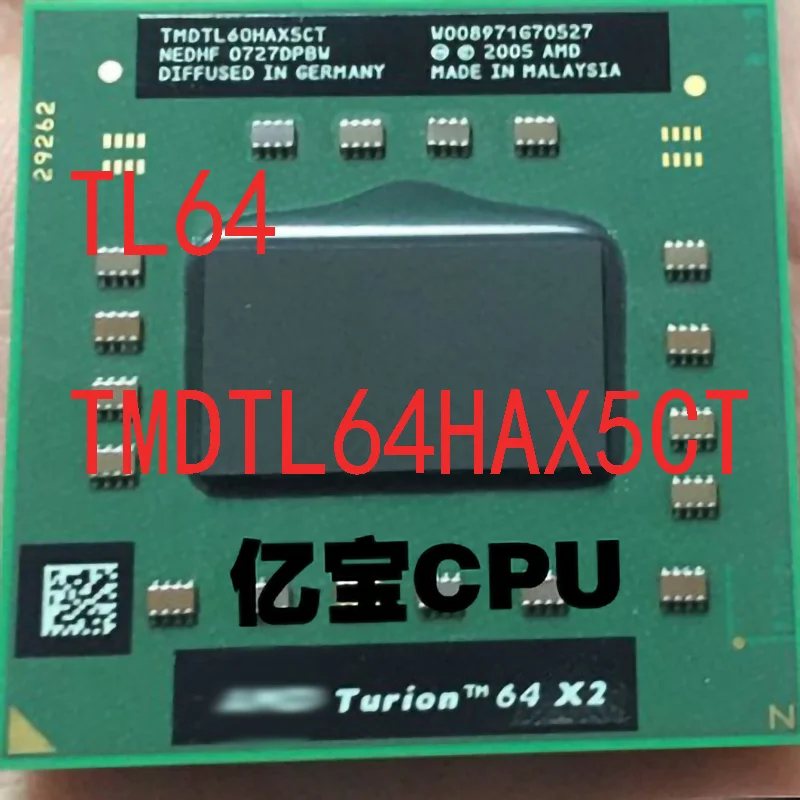 ЦПУ TL64 TMDTL64HAX5DM TMDTL64 TMDTL64HAX5CT S1G1 PGA-638
ЦПУ TL64 TMDTL64HAX5DM TMDTL64 TMDTL64HAX5CT S1G1 PGA-638