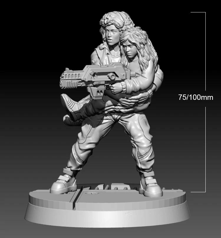 1/18 100mm 1/24 75mm Resin Figure Model Female Soldier and Child Sculpture Figure Unpainted No Color RW-412
1/18 100mm 1/24 75mm Resin Figure Model Female Soldier and Child Sculpture Figure Unpainted No Color RW-412
