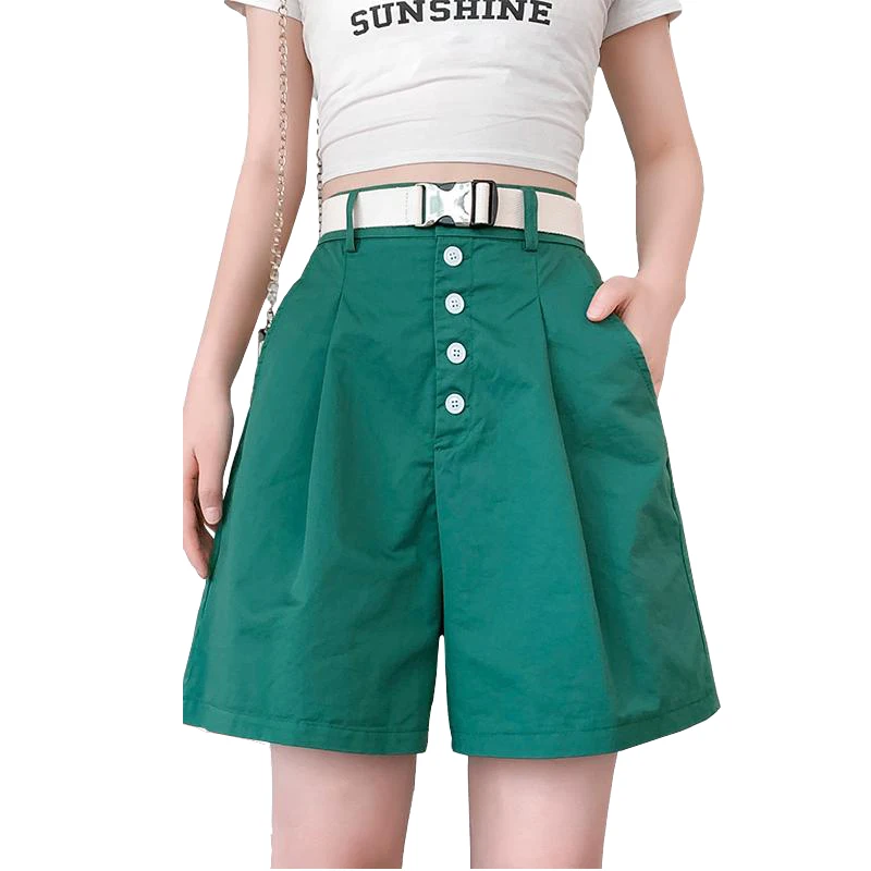 Women'S Wide Leg Casual Fifth Shorts Summer 2021 Outdoor High Waist A Line Shorts Female Loose Cargo Cropped Pants
Women'S Wide Leg Casual Fifth Shorts Summer 2021 Outdoor High Waist A Line Shorts Female Loose Cargo Cropped Pants