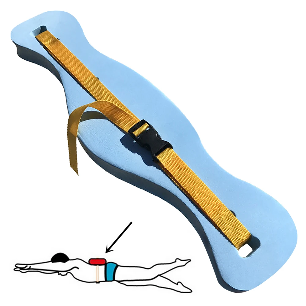 

EVA Foam Aquatic Swim Floatation Belt Adjustable Safety Floating Waist Belt for Swimming Beginners Children