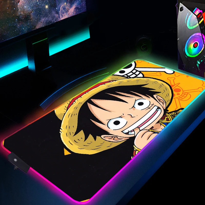 RGB One Piece Mouse Pad 900x400 Rubber Computer Keyboard Desk Mat LED Glowing Anime Mousepad Pc Gamer Gaming Accessories Rugs
RGB One Piece Mouse Pad 900x400 Rubber Computer Keyboard Desk Mat LED Glowing Anime Mousepad Pc Gamer Gaming Accessories Rugs