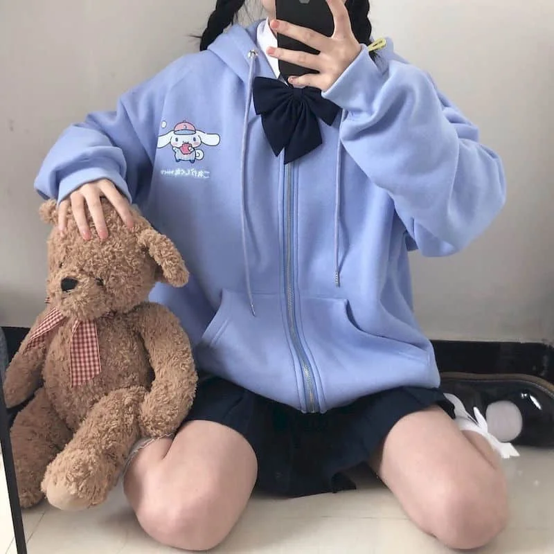 Pop Womens Jacket Spring Autumn College Style Coat Cute Cartoon Print Loose Plus Fleece Thick Hooded Coat Girl Student Kawaii
Pop Womens Jacket Spring Autumn College Style Coat Cute Cartoon Print Loose Plus Fleece Thick Hooded Coat Girl Student Kawaii