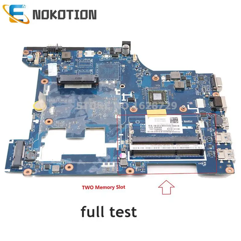NOKOTION QAWGE LA-8681P Mainboard For Lenovo G585 N585 Laptop Motherboard with Processor onboard DDR3 full test
NOKOTION QAWGE LA-8681P Mainboard For Lenovo G585 N585 Laptop Motherboard with Processor onboard DDR3 full test