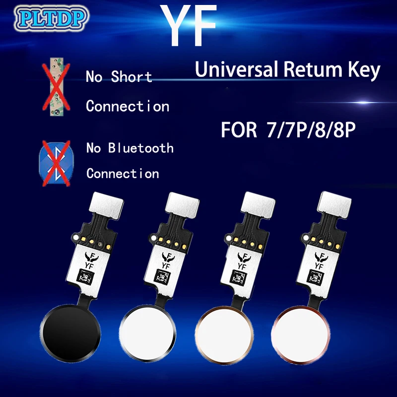 YF Universal home button For iphone 7 7 Plus 8 8 Plus Return Home Function Black White Gold Pink Color Return back Button
YF Universal home button For iphone 7 7 Plus 8 8 Plus Return Home Function Black White Gold Pink Color Return back Button