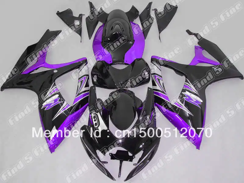 gloss black purple for SUZUKI GSXR600 GSXR750 06 07 GSX-R600 GSX-R750 06-07 GSXR 600 750 2006 2007 2006-2007 ABS fairing kit
gloss black purple for SUZUKI GSXR600 GSXR750 06 07 GSX-R600 GSX-R750 06-07 GSXR 600 750 2006 2007 2006-2007 ABS fairing kit