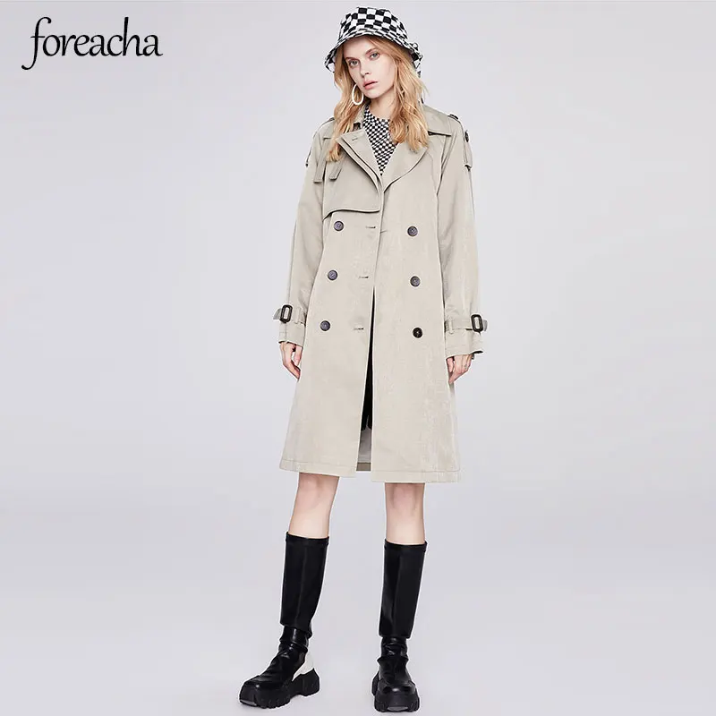 foreacha suit collar double-breasted women's trench coat khaki long-sleeved belt straight womens long trench coat Верхняя одежда
foreacha suit collar double-breasted women's trench coat khaki long-sleeved belt straight womens long trench coat Верхняя одежда