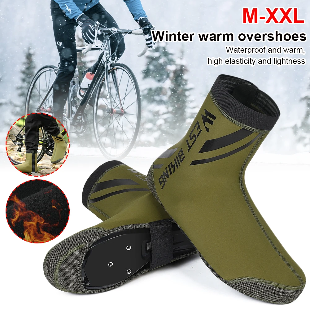 Waterproof Cycling Shoe Cover Thermal Lining Warmer Reflective Bicycle Overshoes Protector Tools MTB Road Bike Riding Boot Cover
Waterproof Cycling Shoe Cover Thermal Lining Warmer Reflective Bicycle Overshoes Protector Tools MTB Road Bike Riding Boot Cover
