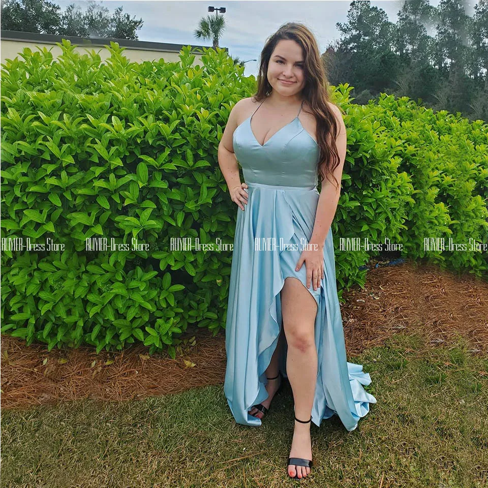 Вечернее платье большого размера на заказ, очаровательное бальное платье с v-образным вырезом, на тонких бретельках, на молнии, с разрезом сз...
Вечернее платье большого размера на заказ, очаровательное бальное платье с v-образным вырезом, на тонких бретельках, на молнии, с разрезом сз...