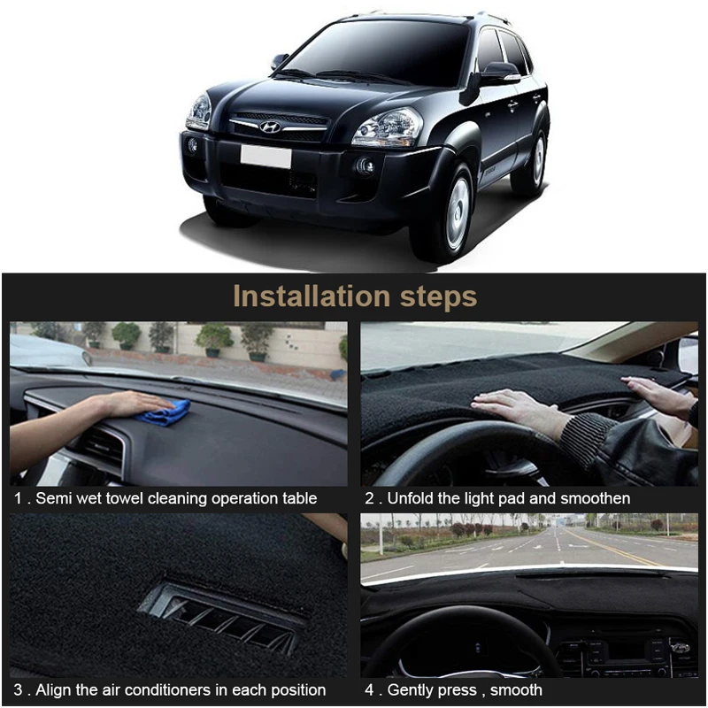 For Hyundai Tucson 2006-2014 Dashboard Cover Sun Shade Dash Mat Pad Carpet Car Interior Accessories
For Hyundai Tucson 2006-2014 Dashboard Cover Sun Shade Dash Mat Pad Carpet Car Interior Accessories