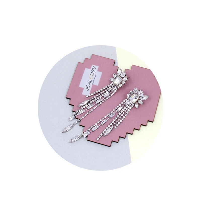 Fashion Geometric Crystal Dangle Earrings for Women Bohemian Charm Layer Metal Tassel Drop Earrings Party Hanging Jewelry
Fashion Geometric Crystal Dangle Earrings for Women Bohemian Charm Layer Metal Tassel Drop Earrings Party Hanging Jewelry