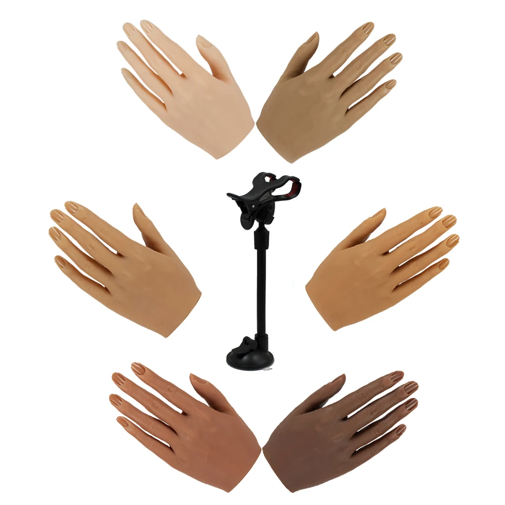 Nail Practice Silicone Hand Model With Clip Fake Nails Can Be Inserted Into Professional Nail Tools
Nail Practice Silicone Hand Model With Clip Fake Nails Can Be Inserted Into Professional Nail Tools