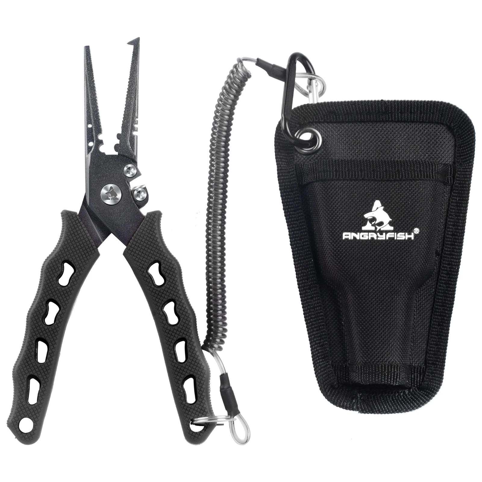 Angryfish 420 Stainless Steel Fishing Pliers Braided Cutters Crimper Hook Remover Resistant Fishing Tackle High Quality Tool
Angryfish 420 Stainless Steel Fishing Pliers Braided Cutters Crimper Hook Remover Resistant Fishing Tackle High Quality Tool