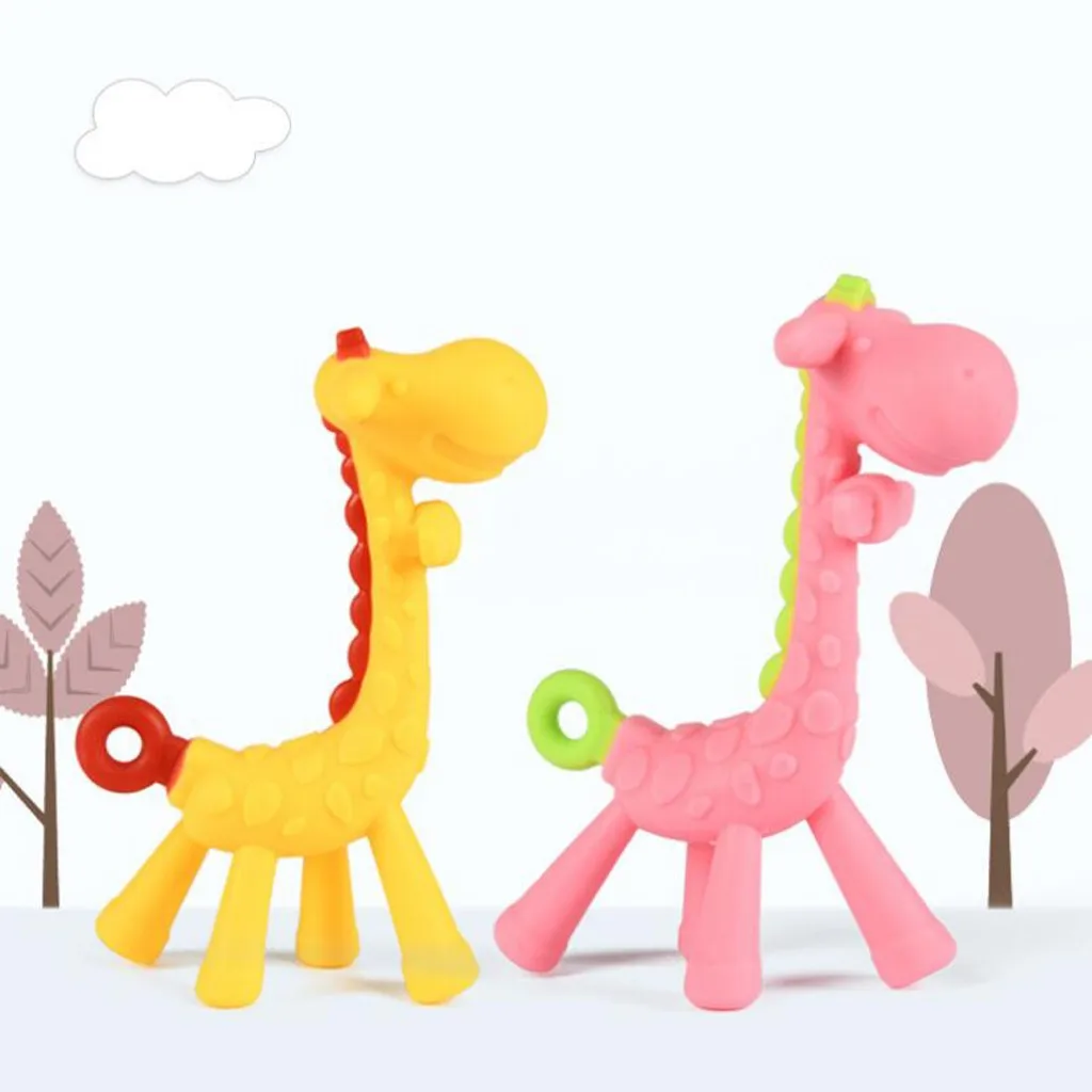 Baby Teeth That Fawn Molar Rod Giraffe To Bite The Teether Safty Baby Teether Pacifier Cartoon Teething Nursing Safety Silicone
Baby Teeth That Fawn Molar Rod Giraffe To Bite The Teether Safty Baby Teether Pacifier Cartoon Teething Nursing Safety Silicone