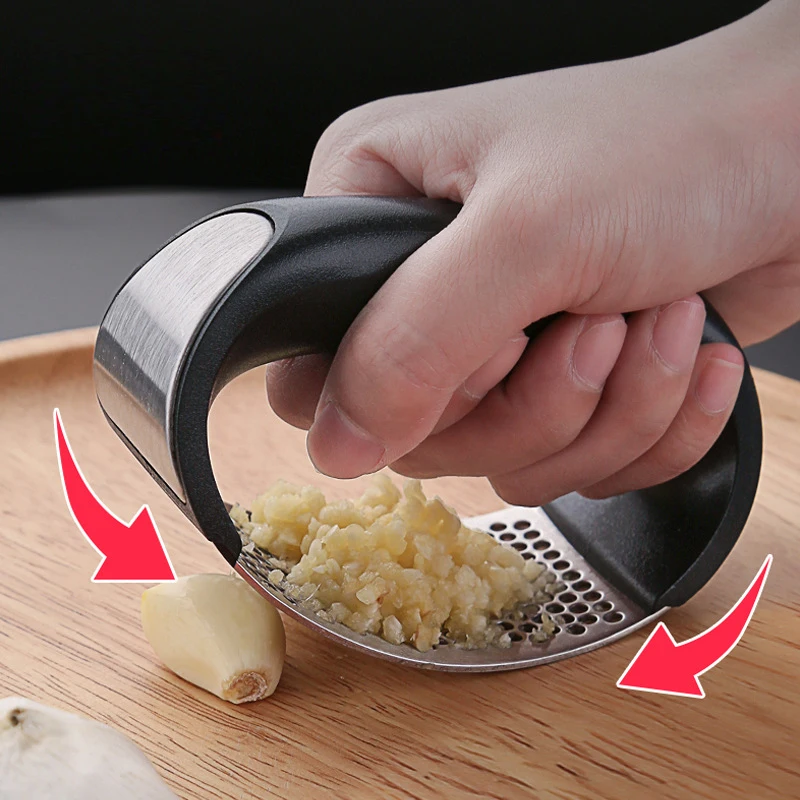 Stainless Steel Garlic Press Rocker Manual Garlic Grinding Grater Ginger Presses Garlic Chopper Crusher Kitchen Accessories
Stainless Steel Garlic Press Rocker Manual Garlic Grinding Grater Ginger Presses Garlic Chopper Crusher Kitchen Accessories