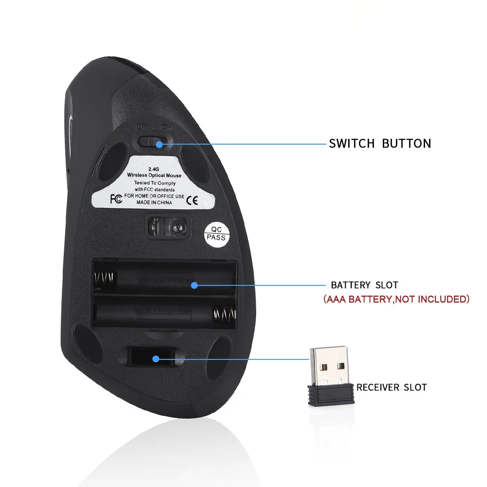 Hongsund Left Handed Edition 1600DPI 2.4G Infrared Sensor Ergonomic PC Gamer USB Wireless mouse Gaming Mouse
Hongsund Left Handed Edition 1600DPI 2.4G Infrared Sensor Ergonomic PC Gamer USB Wireless mouse Gaming Mouse