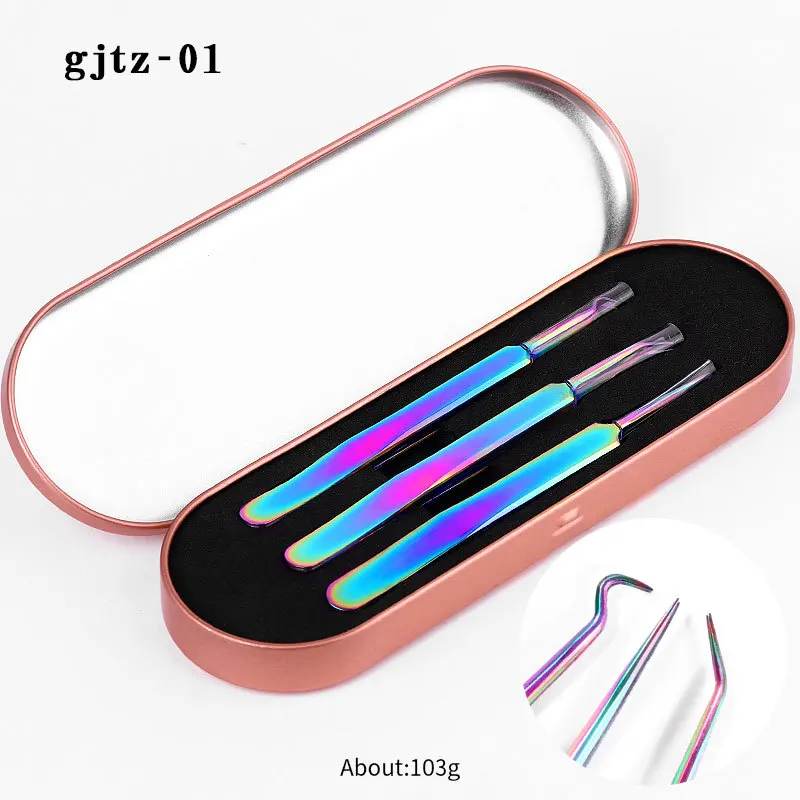 Nail Stainless Steel Tweezers Colorful Titanium Straight Head Acne Hook Splinter Acne Clip Pimple Pin Scissors Beauty Tools Set
Nail Stainless Steel Tweezers Colorful Titanium Straight Head Acne Hook Splinter Acne Clip Pimple Pin Scissors Beauty Tools Set